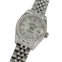 Rolex ROLEX Datejust 179174 Z Series Watch Ladies Automatic AT Stainless Steel SS White Gold WG Silver Polished