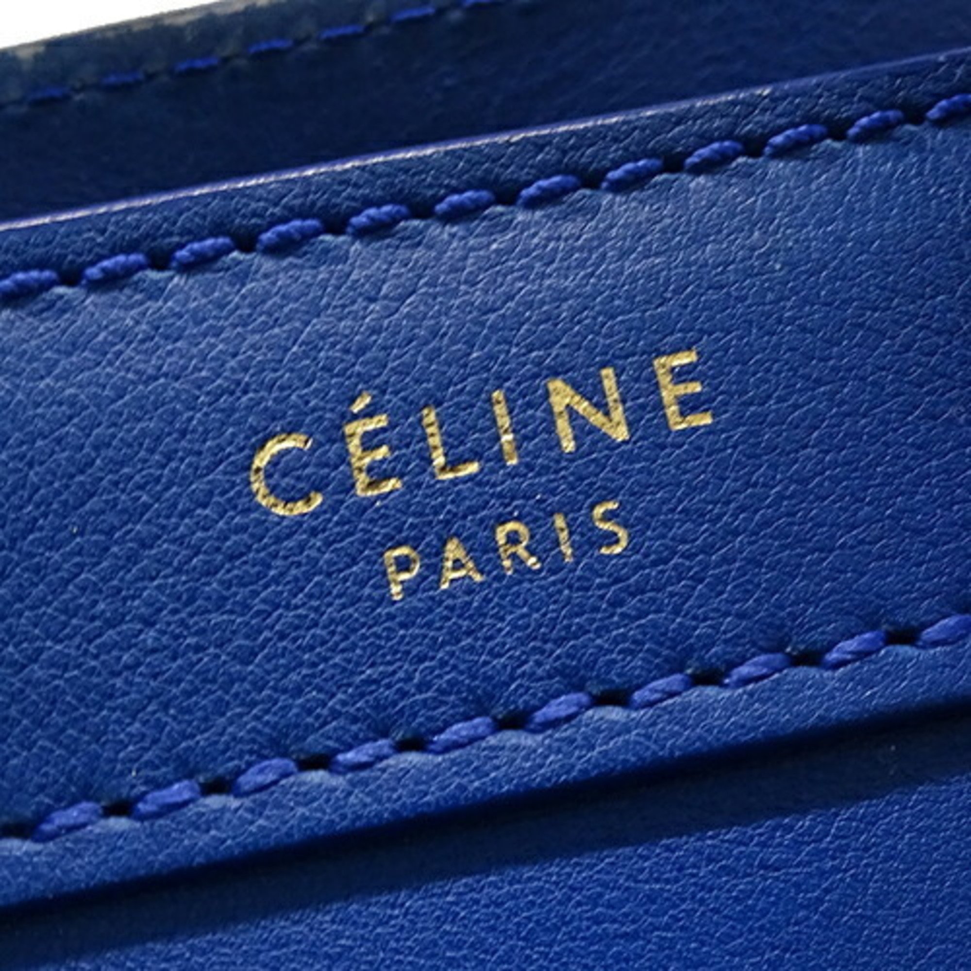 CELINE Bags for Women Handbags Shoulder 2way Leather Luggage Nano Shopper Blue
