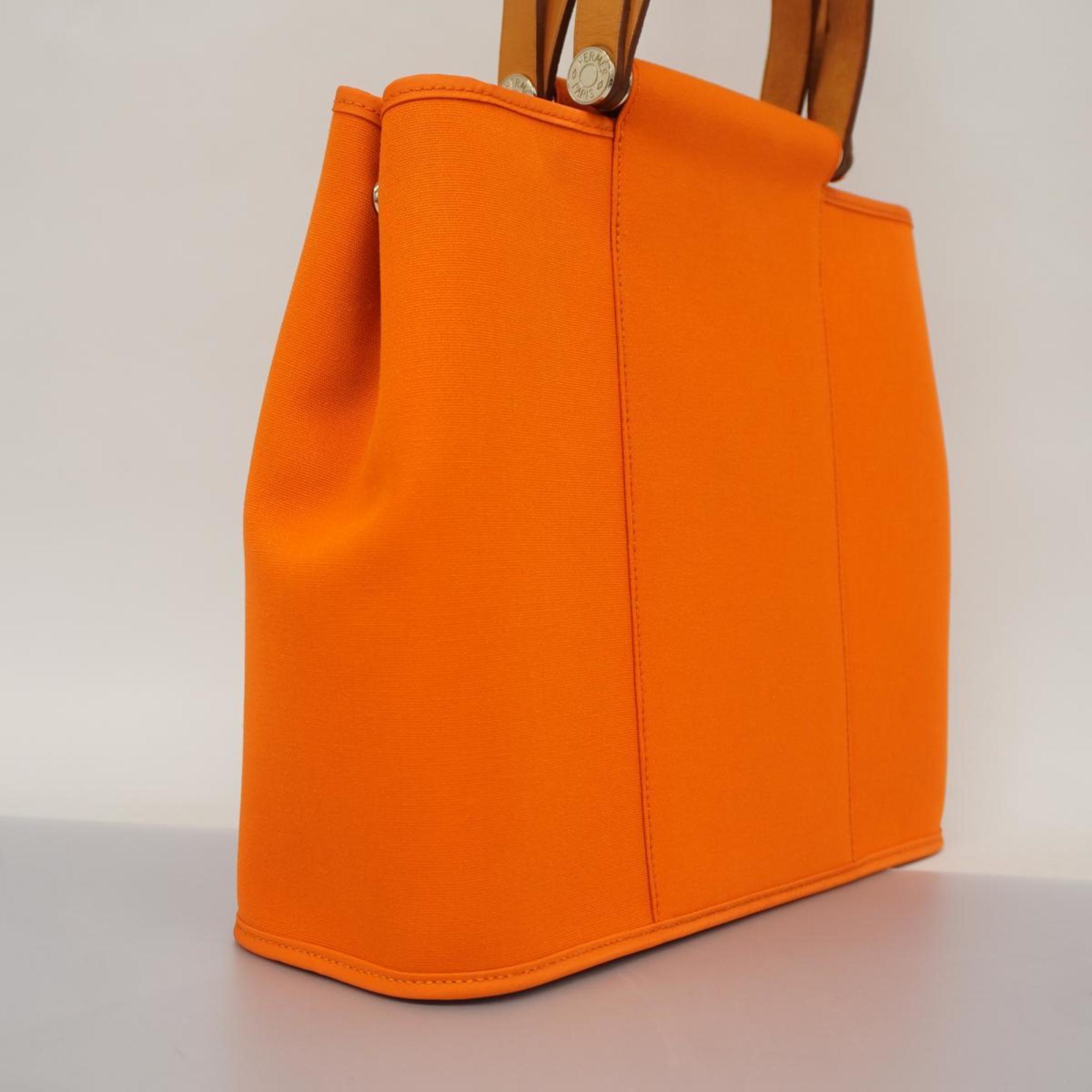Hermes handbag Cabag PM □M stamped Toile Officier Orange Ladies