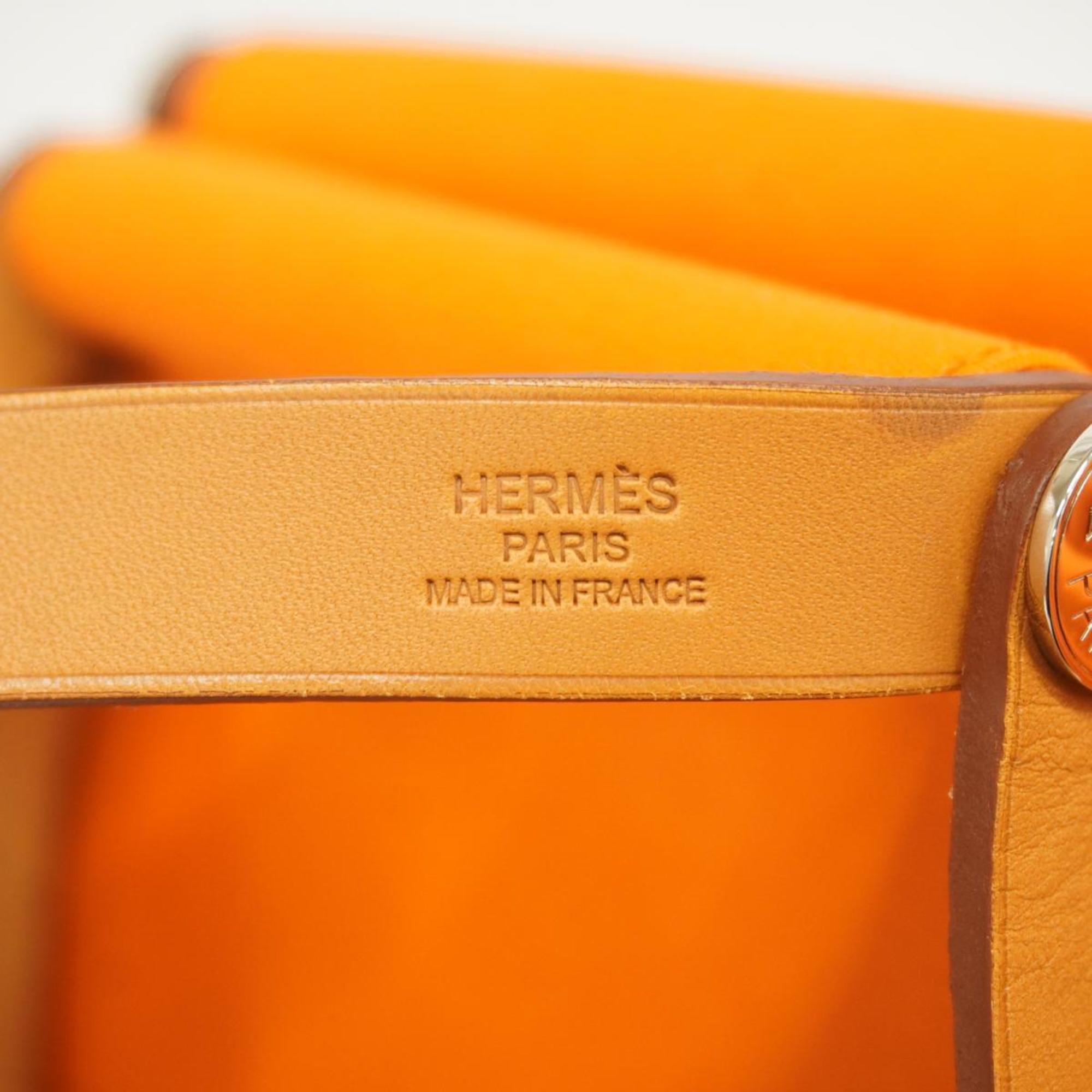 Hermes handbag Cabag PM □M stamped Toile Officier Orange Ladies