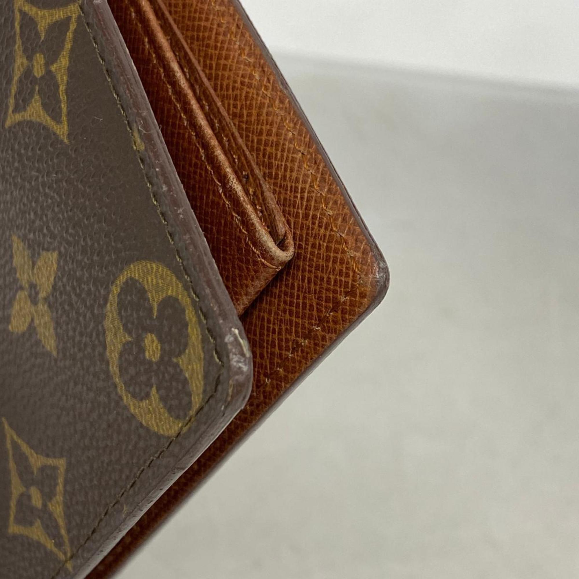 Louis Vuitton Wallet Monogram Porte Bier Carte Credit M61665 Brown Men's