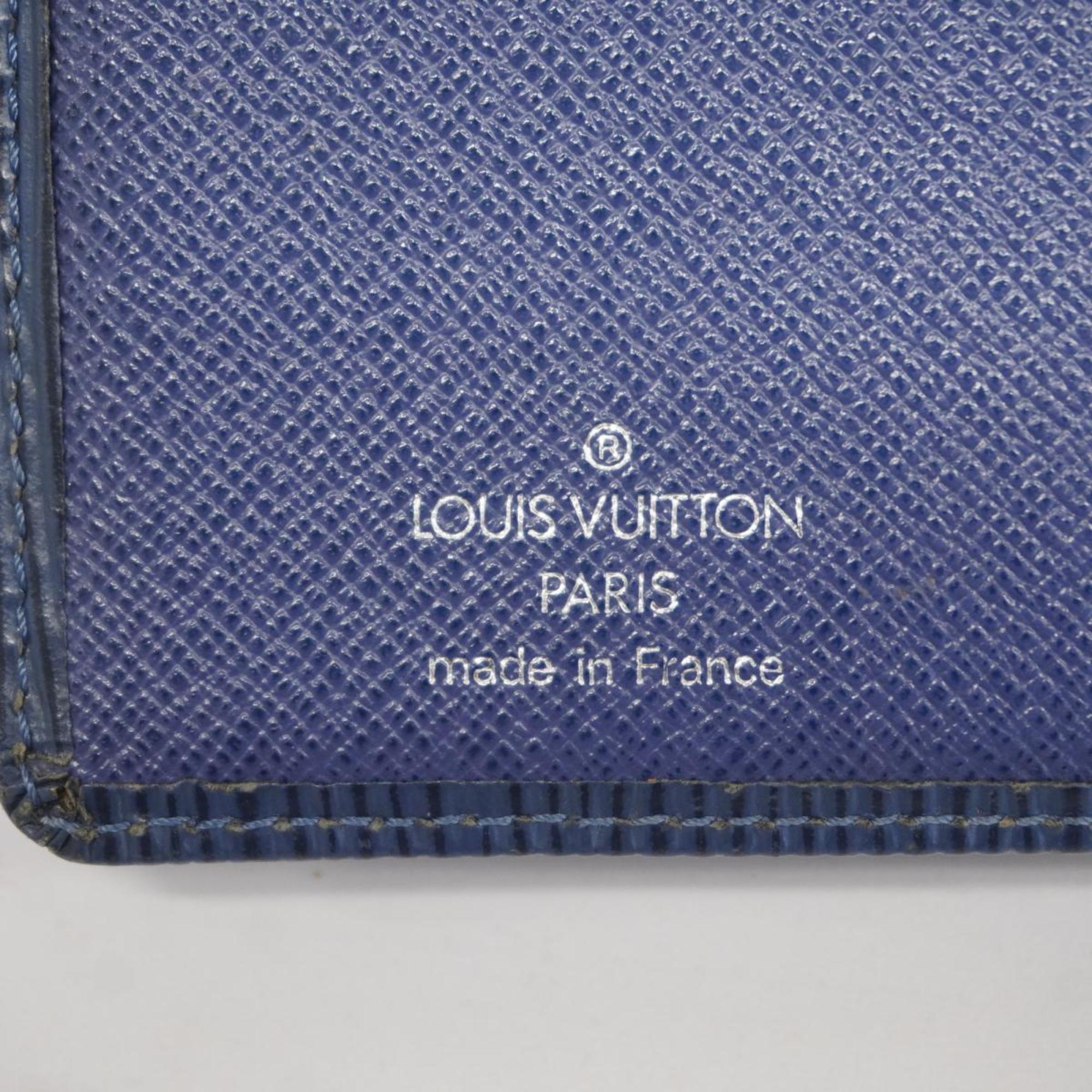 Louis Vuitton Wallet Epi Portefeuille Viennese M6324G Myrtille Ladies