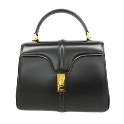 Celine handbag, Seize leather, black, women's