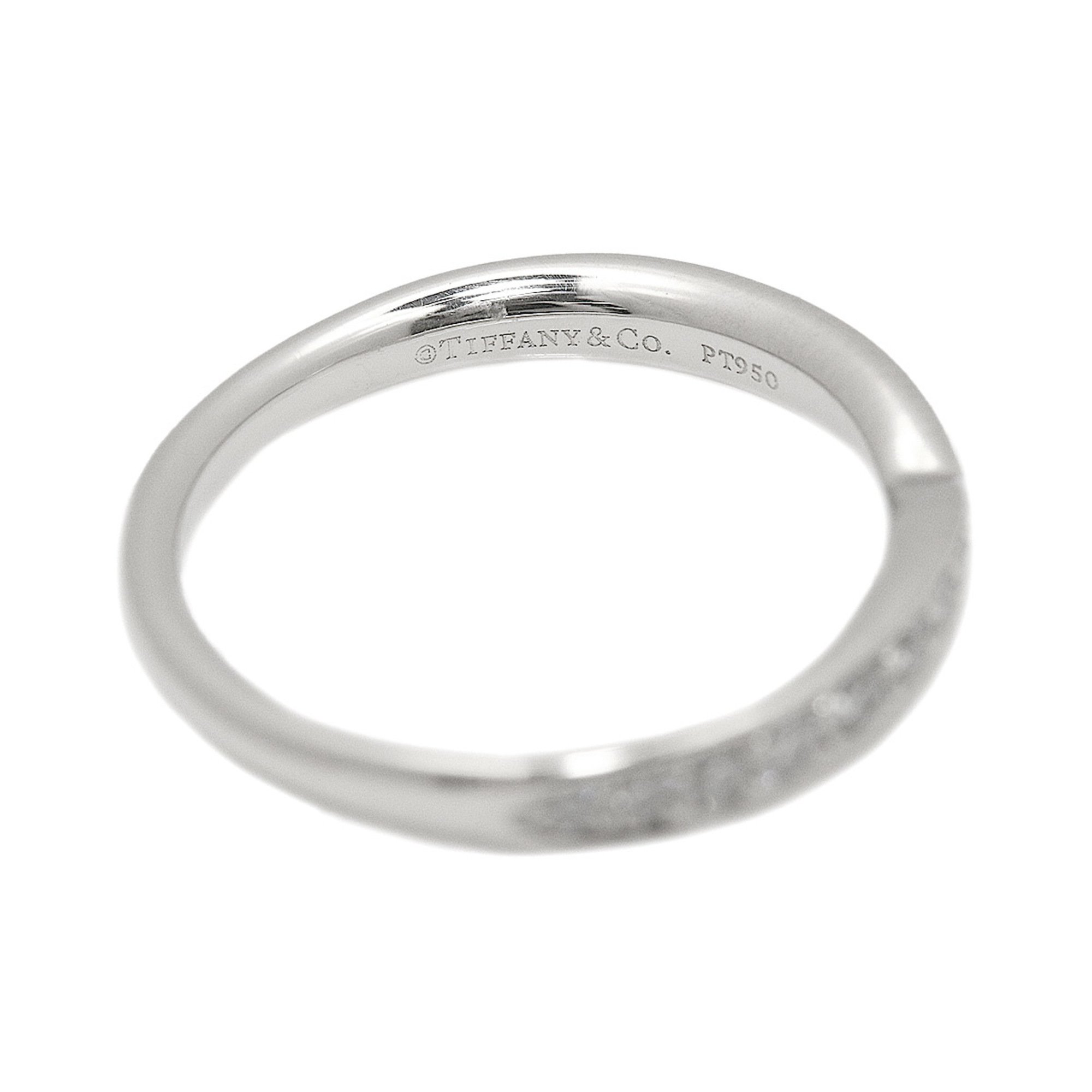 Tiffany & Co. Harmony Band Ring, size 5, half diamond, platinum, Ring