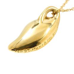 Tiffany & Co. Leaf Necklace 40cm K18 YG Yellow Gold 750