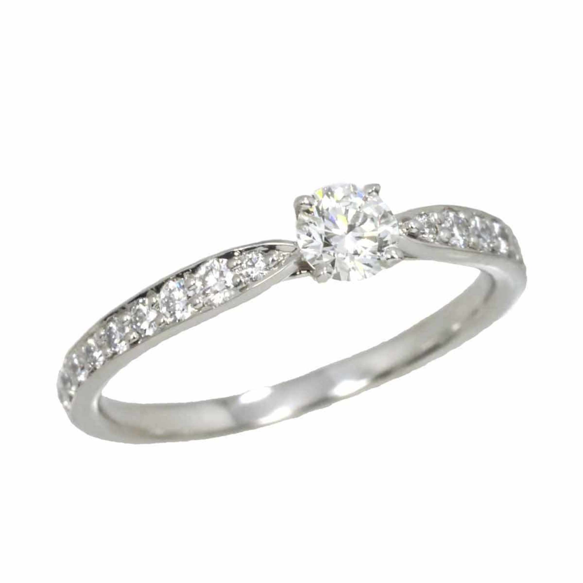 Tiffany & Co. Harmony Diamond 0.22ct H/VS1/3EX Size 9 Ring Pt Platinum