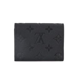 Louis Vuitton Monogram Empreinte Card Case Envelope Carte de Visite Leather Noir M58456 RFID Business Holder