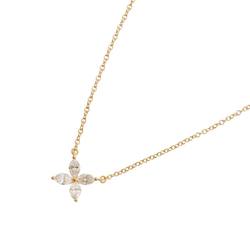 Tiffany & Co. Victoria Small Diamond Necklace 40cm K18 PG Pink Gold 750
