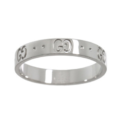 Gucci Icon #18 Ring K18 WG White Gold 750