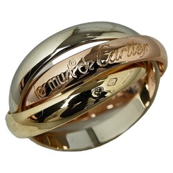 Cartier K18YG Yellow Gold Trinity Ring #46 Women's CARTIER Size 6