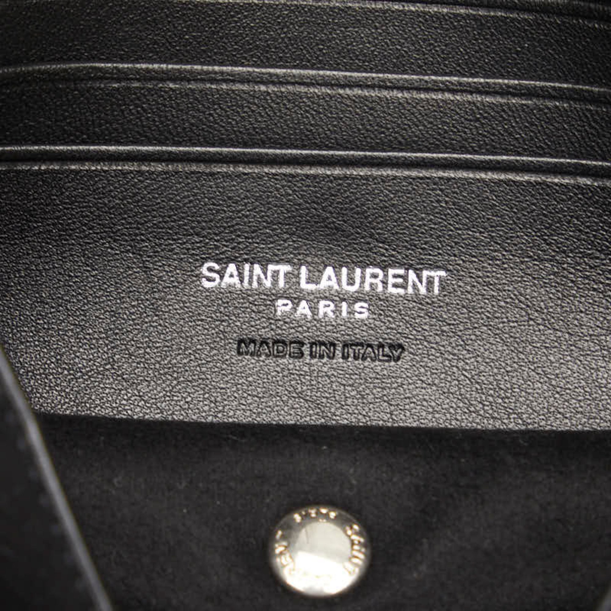 Saint Laurent Teddy Small Chain Shoulder Bag 583328 Ivory White Leather Women's SAINT LAURENT
