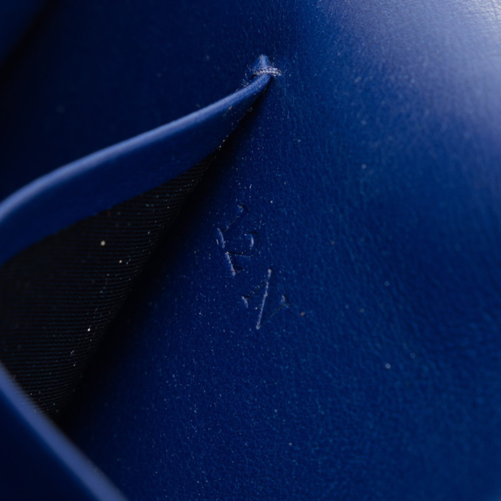 Prada quilted shoulder wallet long 1MT437 blue nylon leather women's PRADA