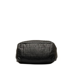 Chanel Unlimited Handbag Shoulder Bag Black Lambskin Women's CHANEL