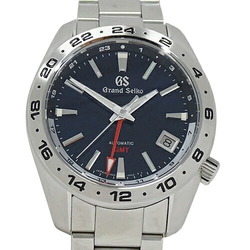 Grand Seiko GRAND SEIKO GS Sports Collection 9S66-00J0 SBGM245 Watch Men's Mechanical GMT Date Automatic AT Stainless Steel SS Silver Blue Polished