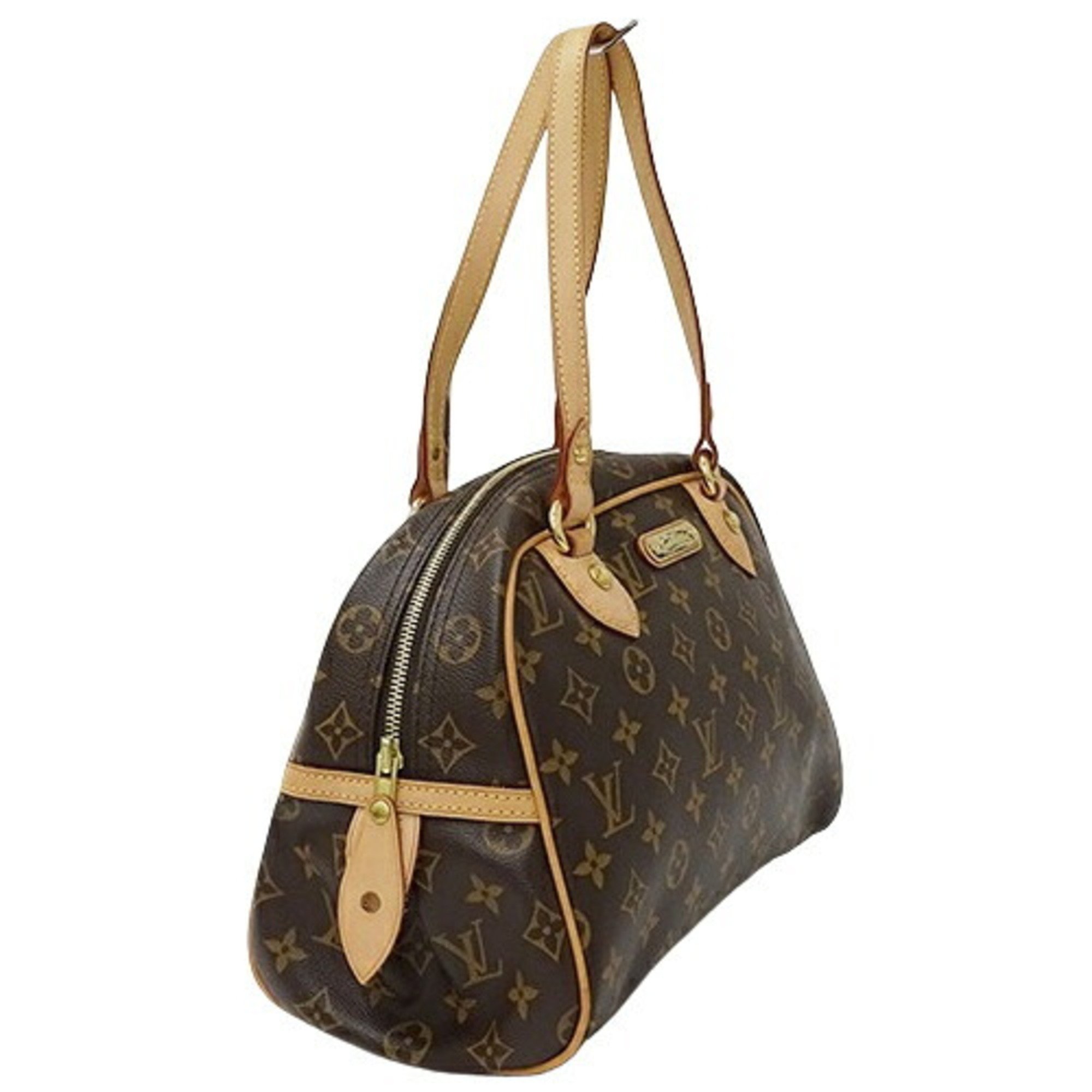 Louis Vuitton LOUIS VUITTON Bag Monogram Women's Handbag Montorgueil PM M95565 Brown