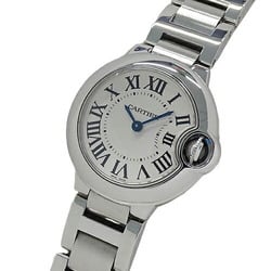 Cartier Women's Watch Ballon Bleu SM Quartz Stainless Steel SS W69010Z4 Silver Round Polished