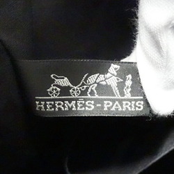 Hermes HERMES Bag Cabas Women's Men's Air Line Tote Canvas Black Handbag