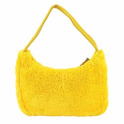 PRADA Re-Edition 2000 Terry Bag Handbag Fabric Yellow Black 1NE515 Mini