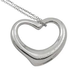 Tiffany & Co. Heart 22mm Diamond Necklace 40cm Pt Platinum