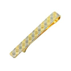 Tiffany & Co. Tie Pin K18 YG WG Yellow White Gold 750 Bar