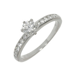 Tiffany & Co. Solitaire Diamond 0.41ct G/VVS1/3EX Size 11.5 Ring Pt Platinum