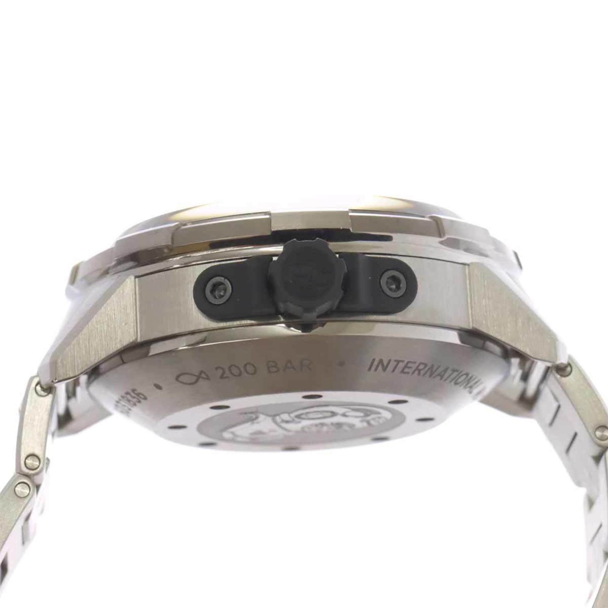 IWC Aquatimer Automatic 2000 IW358001 Men's Watch Date Black Dial International Company Aqua Timer