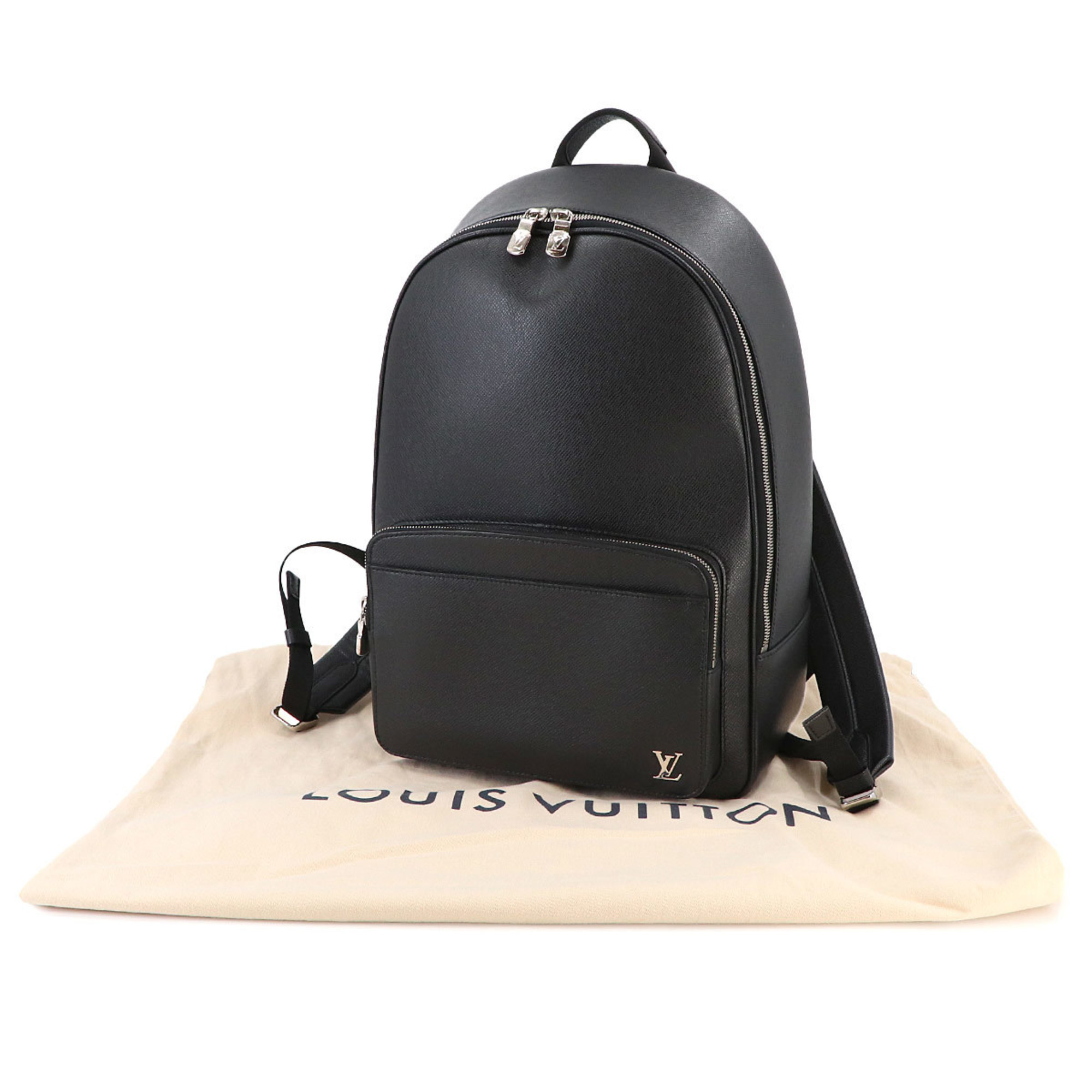 Louis Vuitton Taiga Alex Backpack Leather Noir M30258 RFID | eLADY