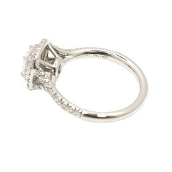 Tiffany & Co. Solest Diamond 0.50ct H/VS1/3EX Size 6.5 Ring Pt Platinum