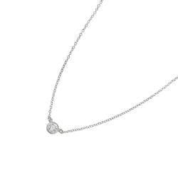 Tiffany & Co. By the Yard Diamond 0.22ct H/VS1/3EX Necklace 46cm Pt Platinum
