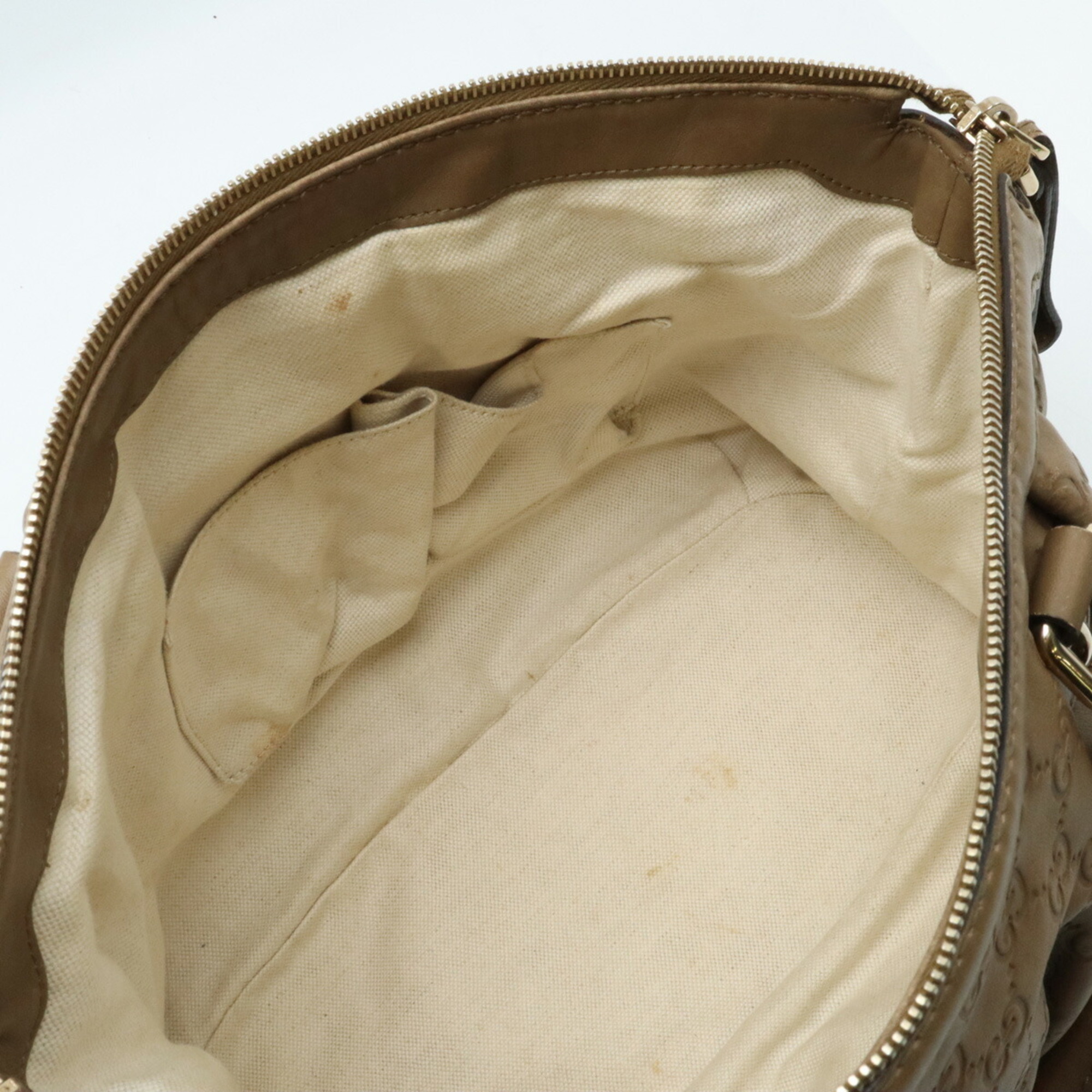 GUCCI Guccissima Sukey Tote Bag Shoulder Leather Brown 247902