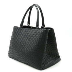 BOTTEGA VENETA Bottega Veneta Intrecciato Tote Bag Handbag Leather Black 223377