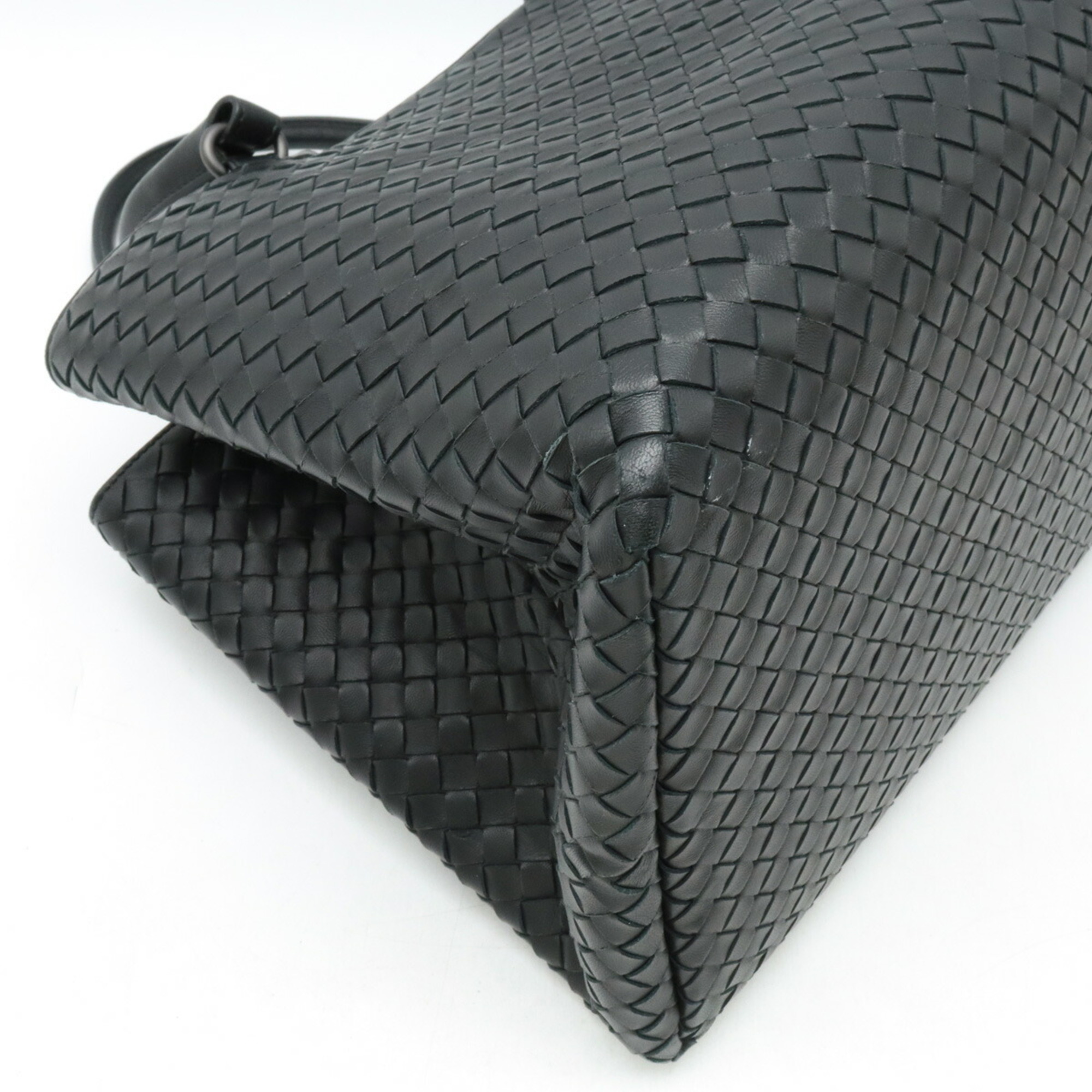 BOTTEGA VENETA Bottega Veneta Intrecciato Tote Bag Handbag Leather Black 223377