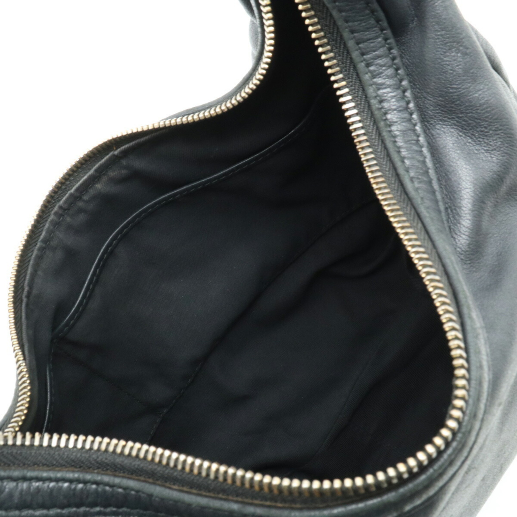 BVLGARI COLLEZIONE Shoulder Bag Leather Black