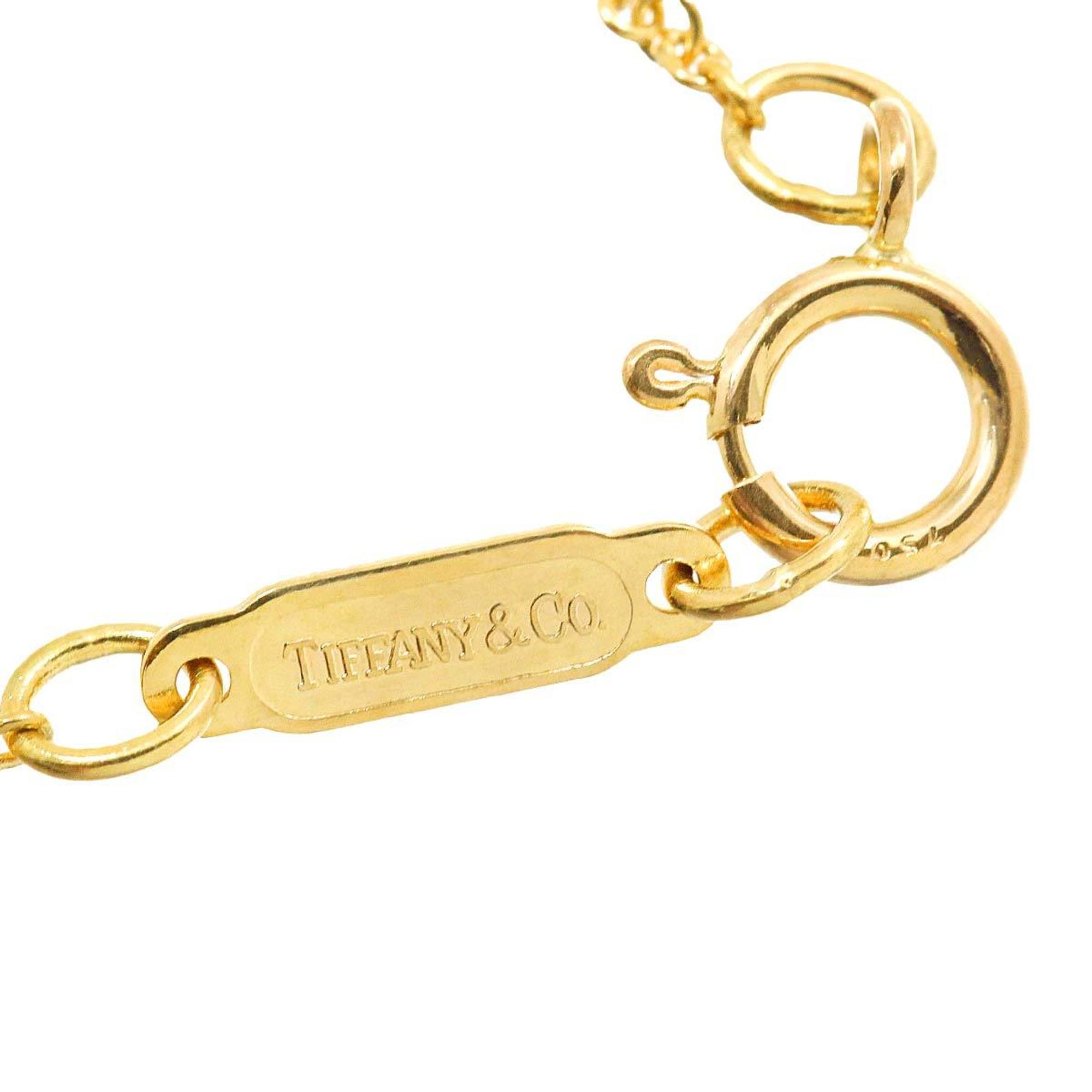 Tiffany & Co. Necklace 41cm K18 YG Yellow Gold 750 Ribbon