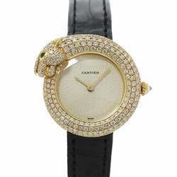Cartier Panthere 1925 WF317531 Ladies Watch Genuine Diamond Bezel K18YG Yellow Gold Quartz