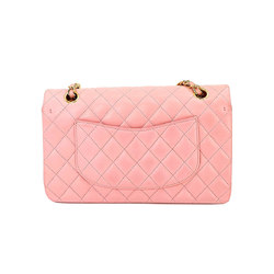 CHANEL Matelasse 25 Chain Shoulder Bag Leather Pink A01112 Gold Hardware