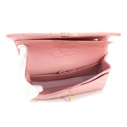 CHANEL Matelasse 25 Chain Shoulder Bag Leather Pink A01112 Gold Hardware