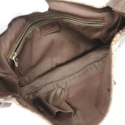 Gucci Shoulder Bag GG Canvas 145858 Brown Beige Women's
