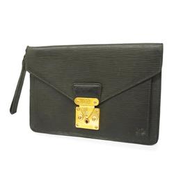 Louis Vuitton Clutch Bag Epi Pochette Serie Dragonne M52612 Noir Ladies