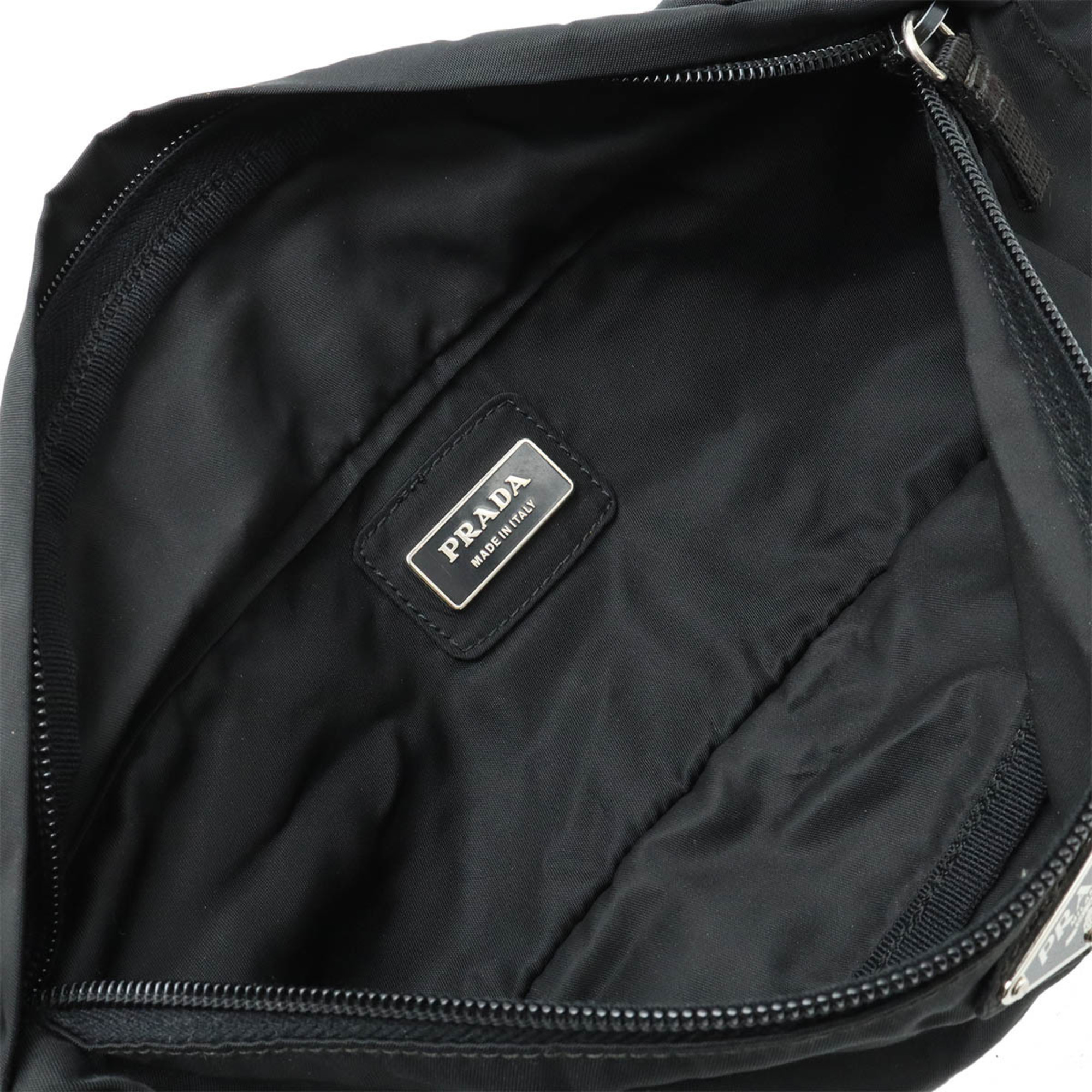 PRADA Prada Waist Bag Pouch Body Nylon NERO Black VA0252