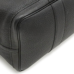 HERMES Garden PM Tote Bag Handbag Negonda Leather Black P Stamp
