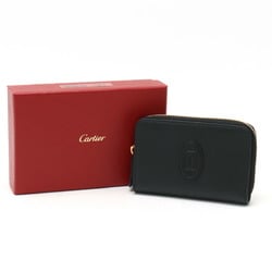 Cartier Must de Round Coin Case, Purse, Black CRL3001806