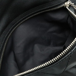 CHANEL Paris Biarritz Shoulder Bag Coated Canvas Black A34205