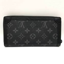 Louis Vuitton Trunk Zippy Wallet Monogram Eclipse LOUIS VUITTON Black Men's