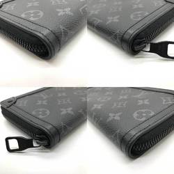 Louis Vuitton Trunk Zippy Wallet Monogram Eclipse LOUIS VUITTON Black Men's