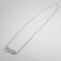 TIFFANY 925 infinity double chain necklace