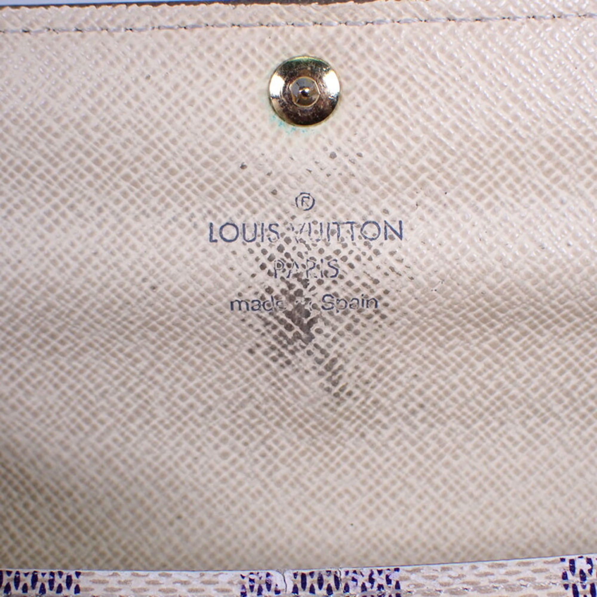Louis Vuitton Damier N61735 Azur Portefeuille Sarah CA171 Long Wallet
