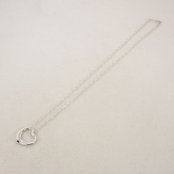 TIFFANY 925 Heart Oval Link Chain Pendant