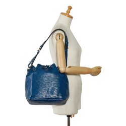 Louis Vuitton Epi Petit Noe Shoulder Bag M44105 Toledo Blue Leather Women's LOUIS VUITTON