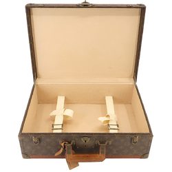 Louis Vuitton LOUIS VUITTON Monogram Cotteville 50 Personal SPO Trunk Case Bag Brown M21422 Gold Hardware